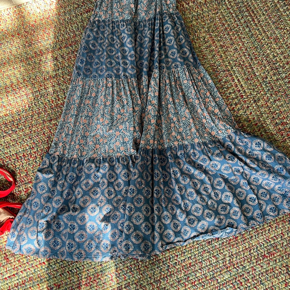 Roller Rabbit Blue Cotton Fabric